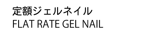 定額ジェルネイル 定額ジェルネイル
